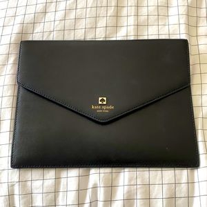 Kate Spade Black Envelope Clutch